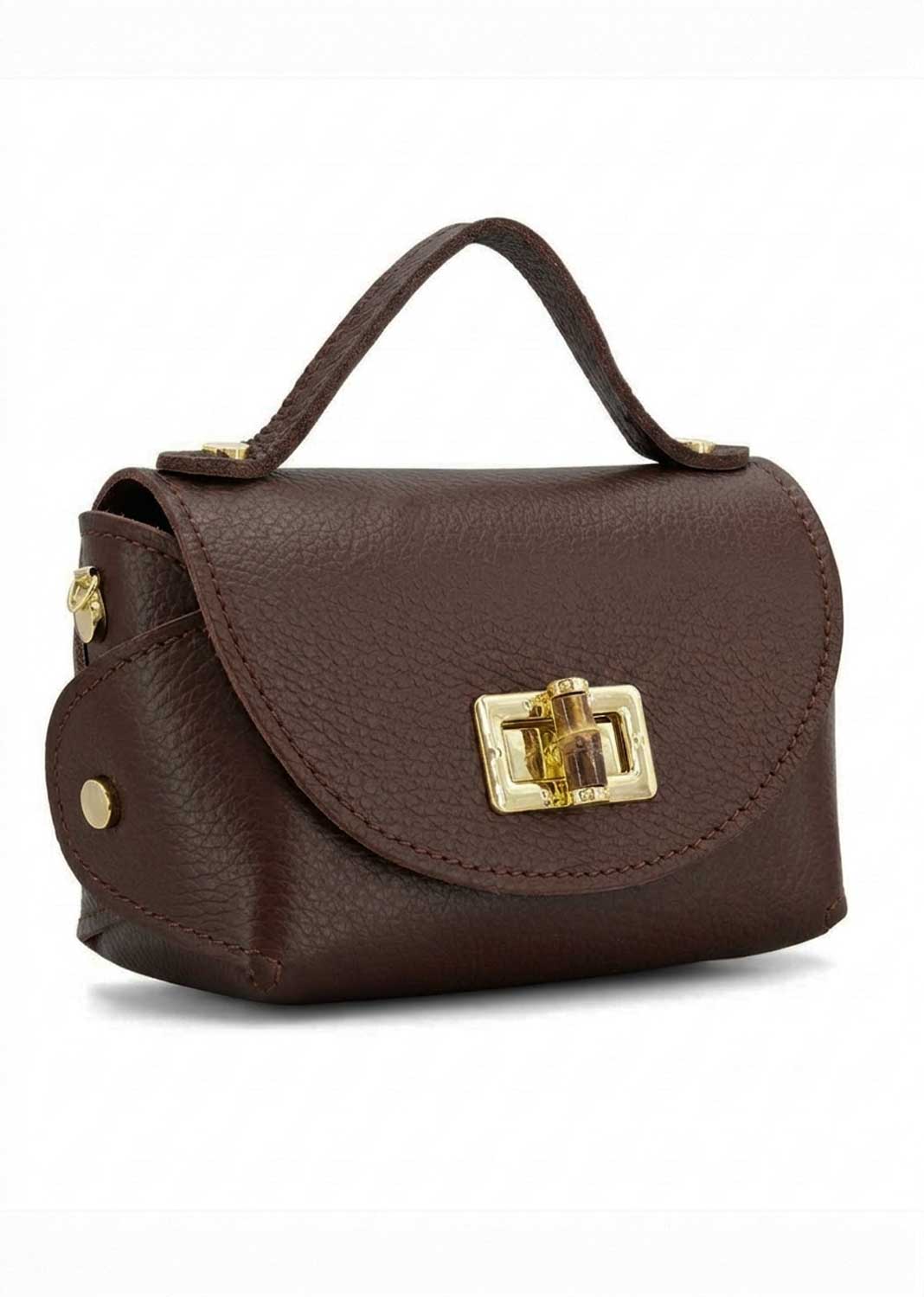 Suki Bamboo Mini Leather Bag