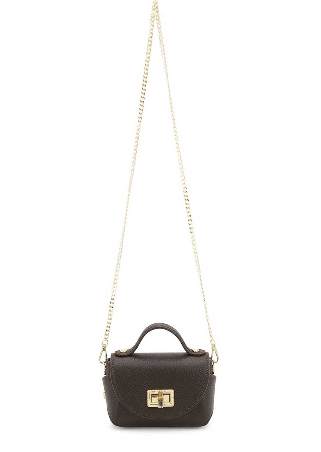 Suki Bamboo Mini Leather Bag