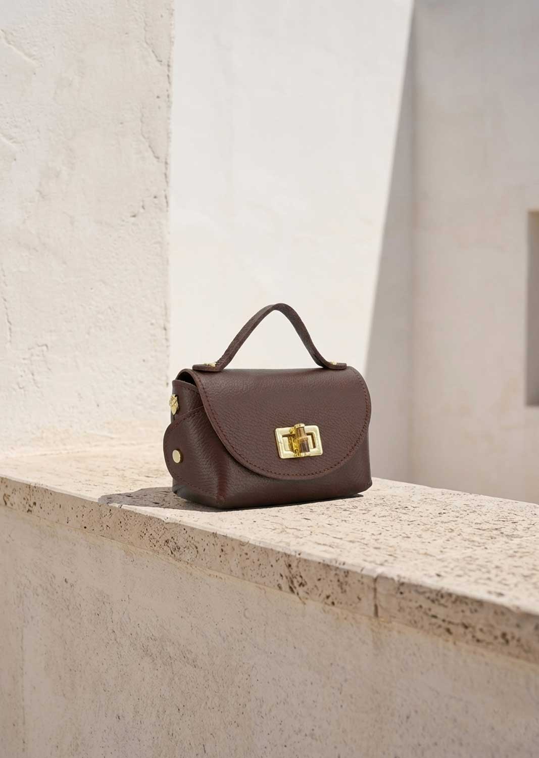 Mini leather bag