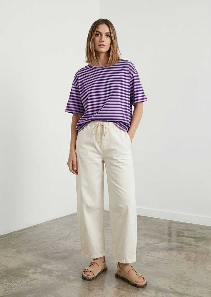 purple stripe tshirt