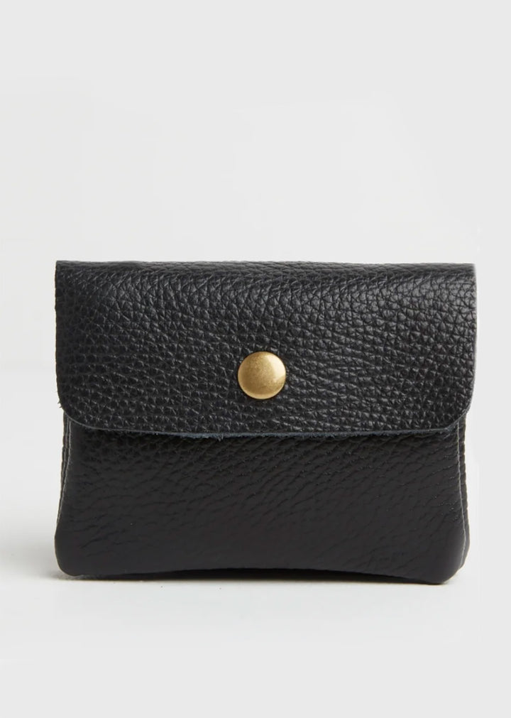 Black Small Leather Purse