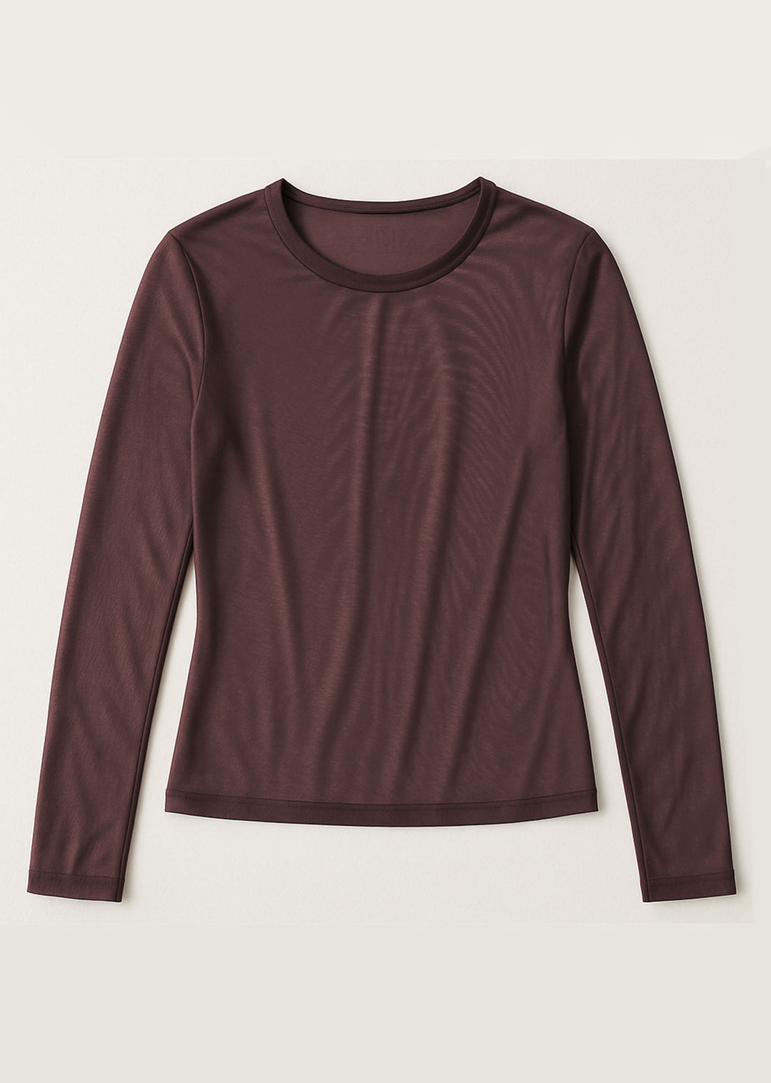 Brown Sheer Top 