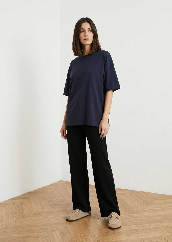 Cassie Navy Oversized T-shirt