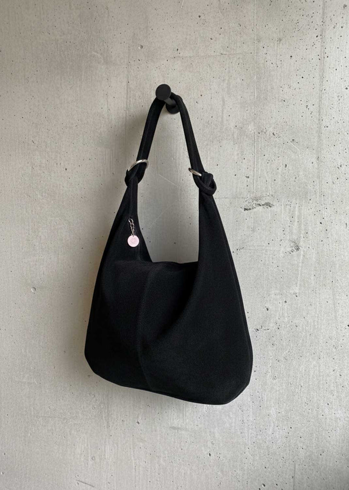 Cisco Suede Bag in Black