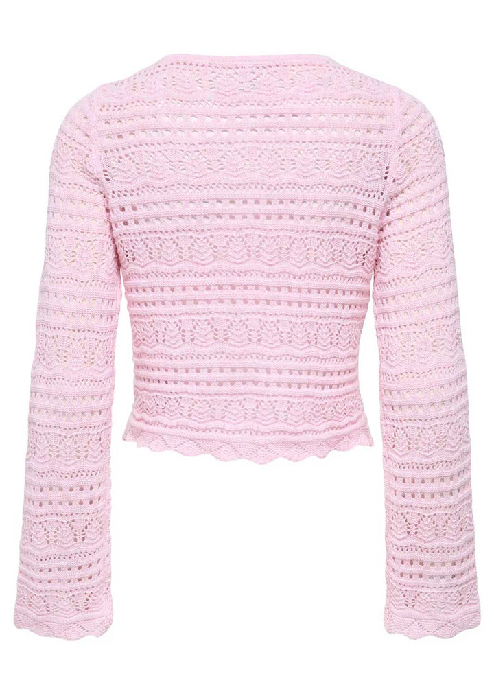 Elke Crochet Top Pink
