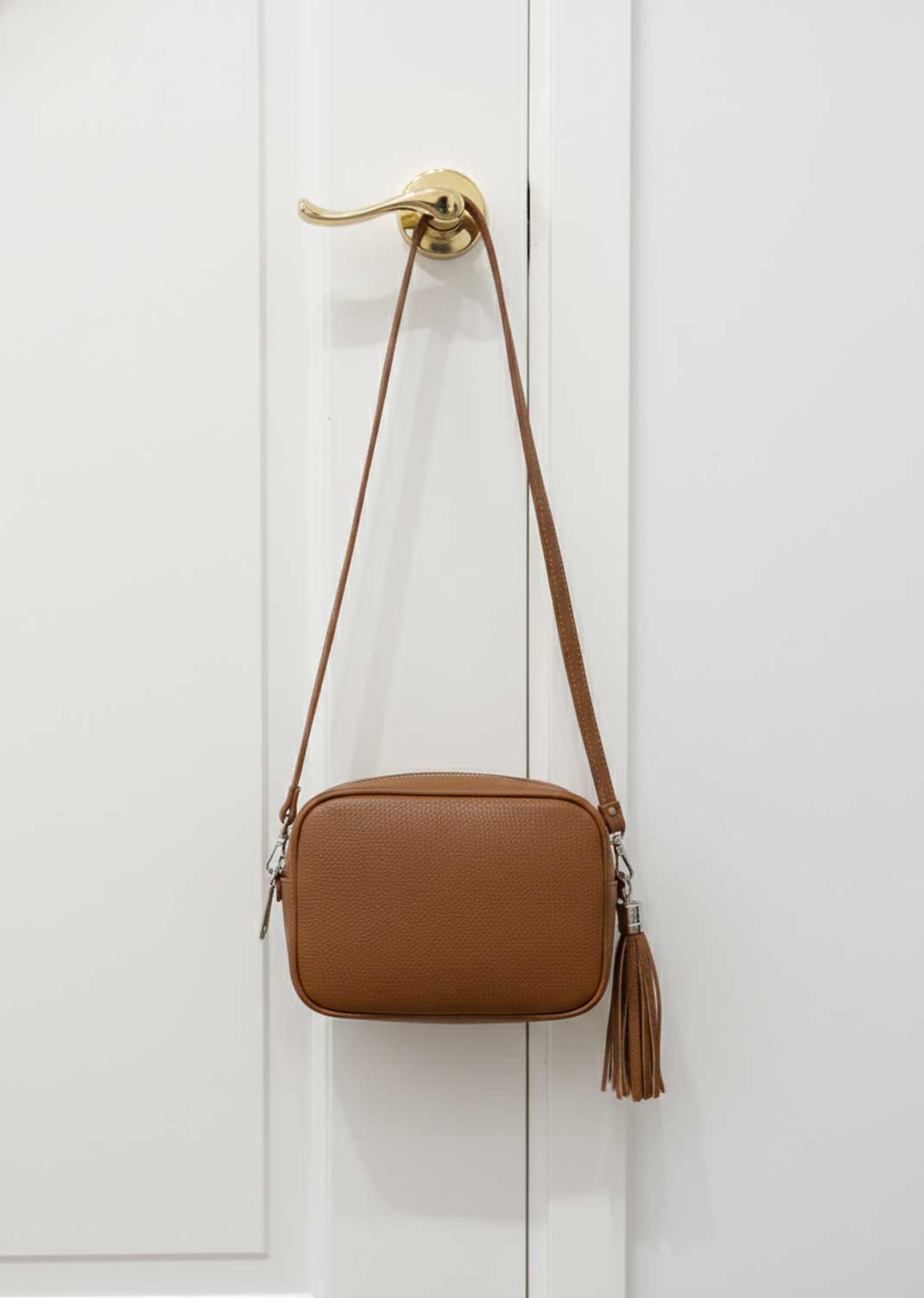 Global Leather Camera Bag Tan
