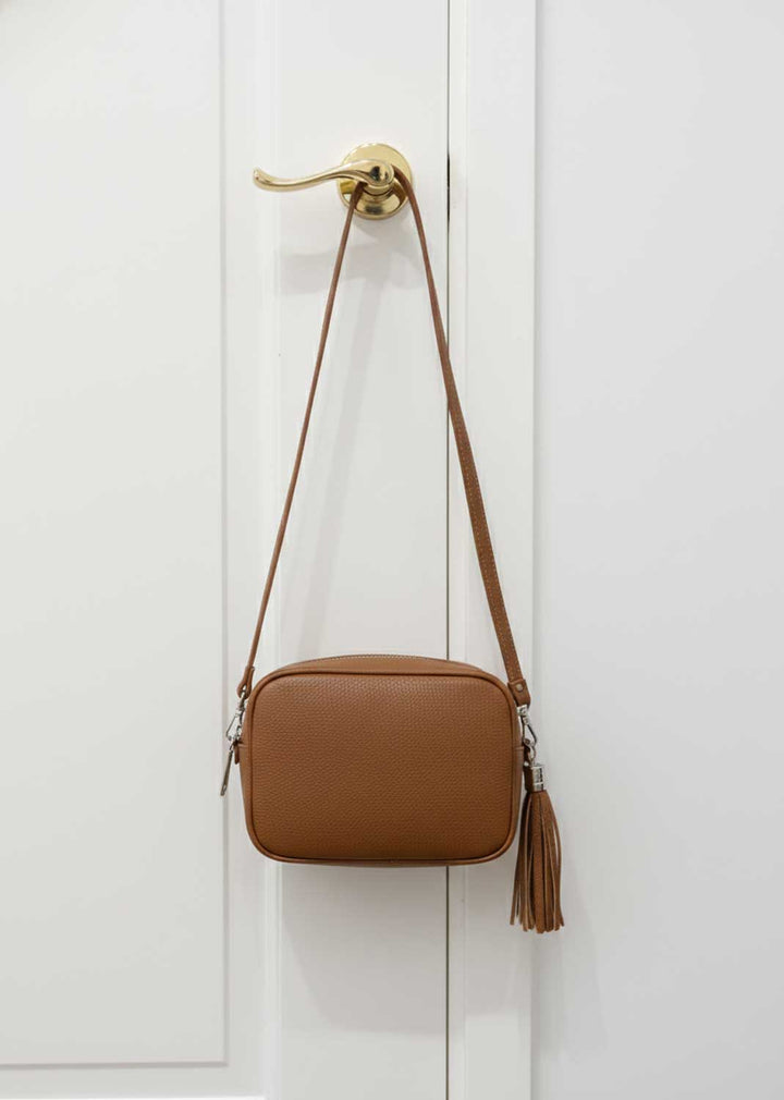 Global Leather Camera Bag Tan