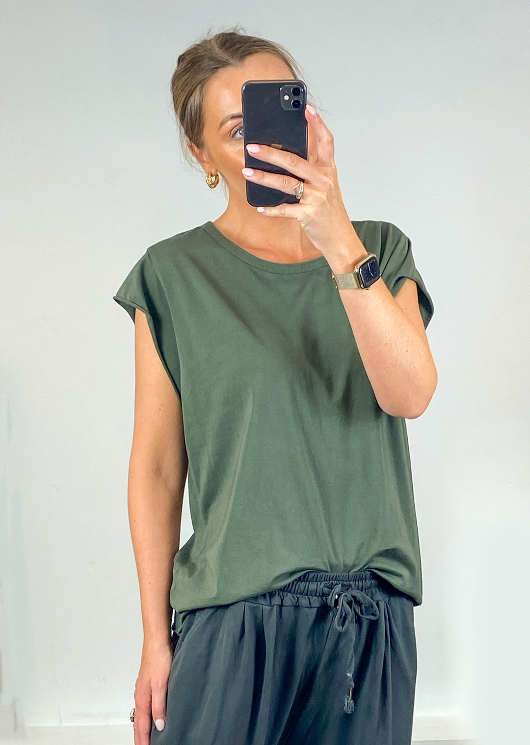 Khaki Tshirt
by Bond Boutique
