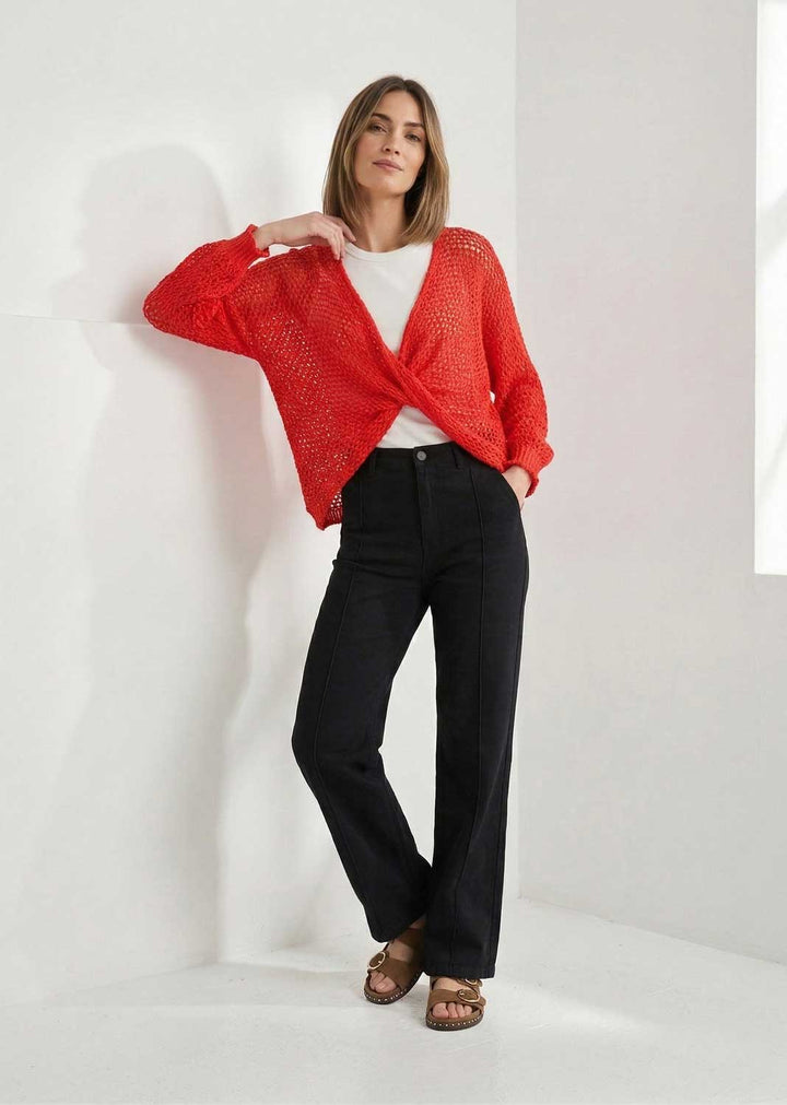 Lydia Crossover Jumper Neon Orange