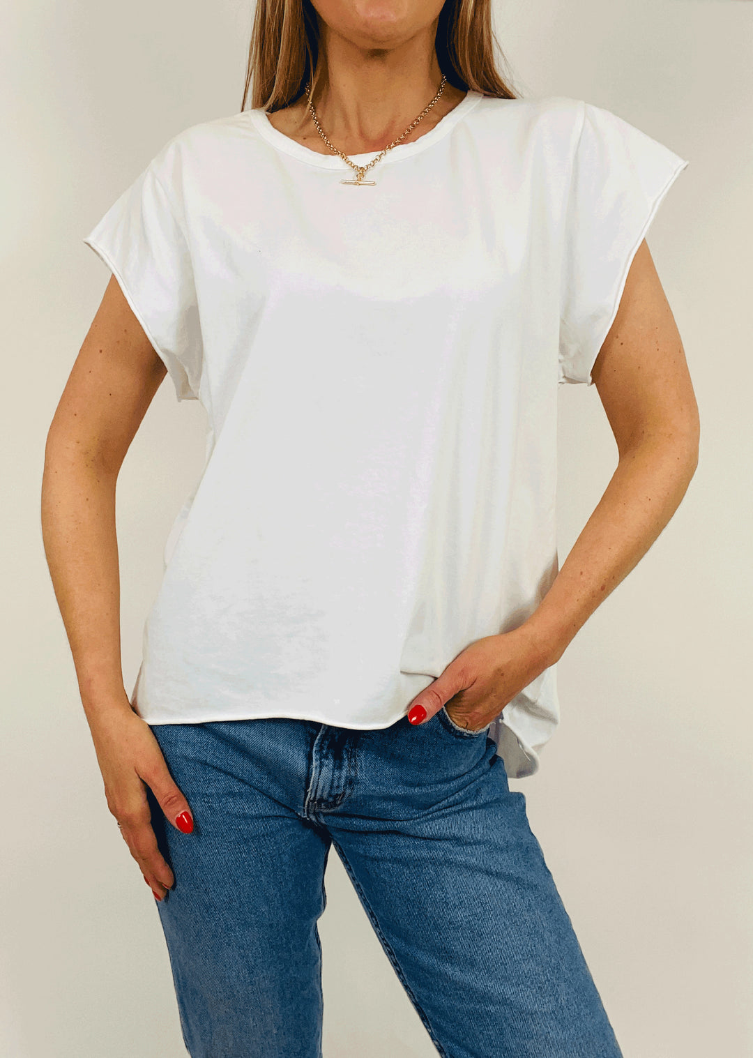 Davina Raw Edge T-Shirt