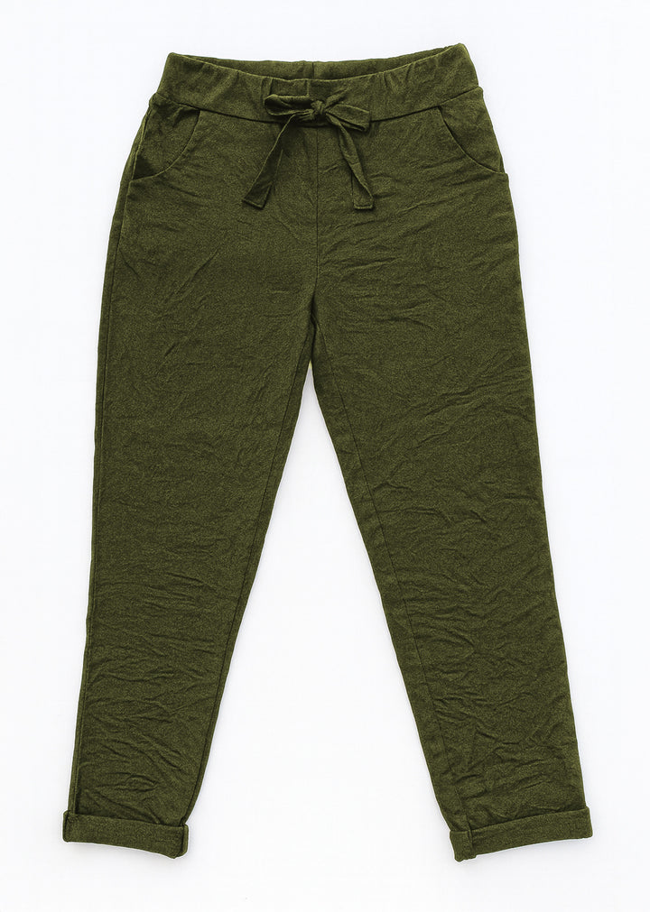Olive Green Magic Pants