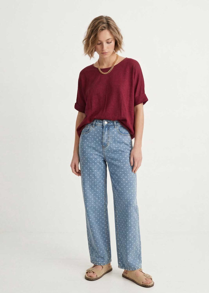 polka dot jeans