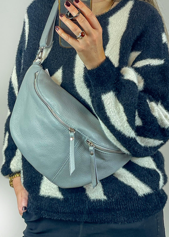 Grey Sling Bag