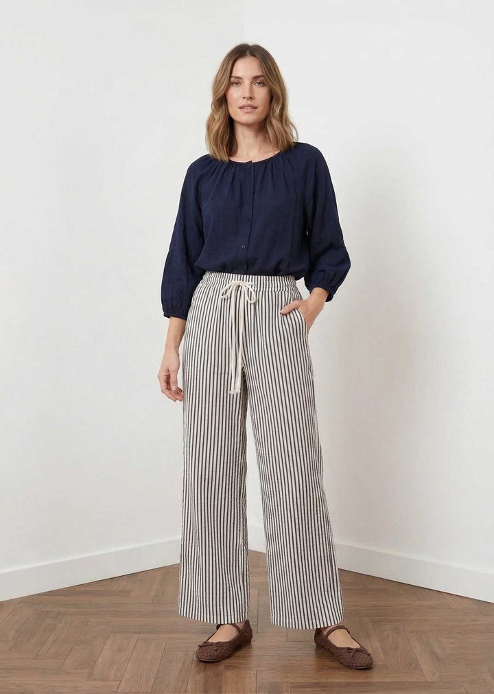 Scarlett Navy Stripe Pants