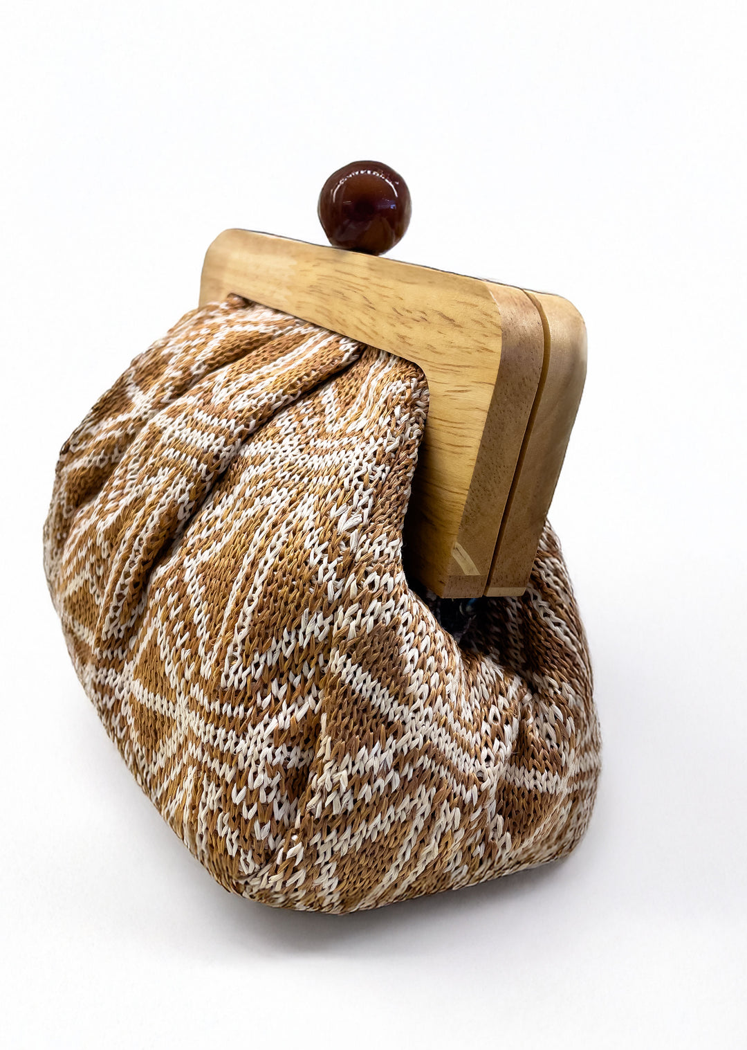 Soller Clutch Bag in Tan