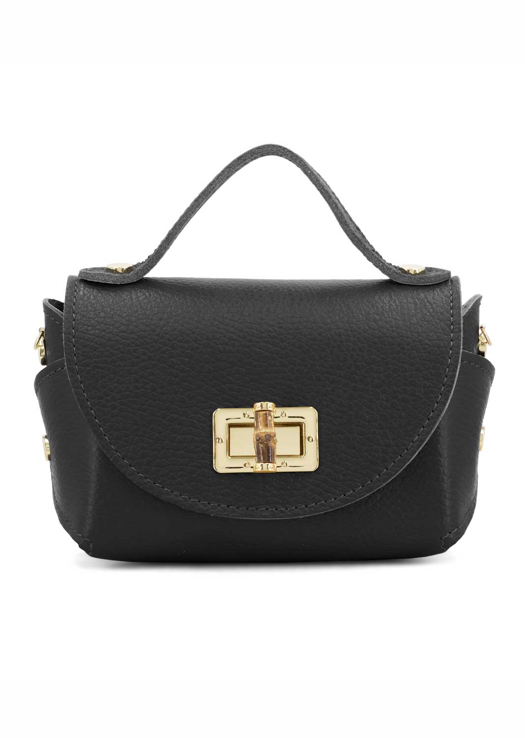 Suki Bamboo Mini Leather Bag