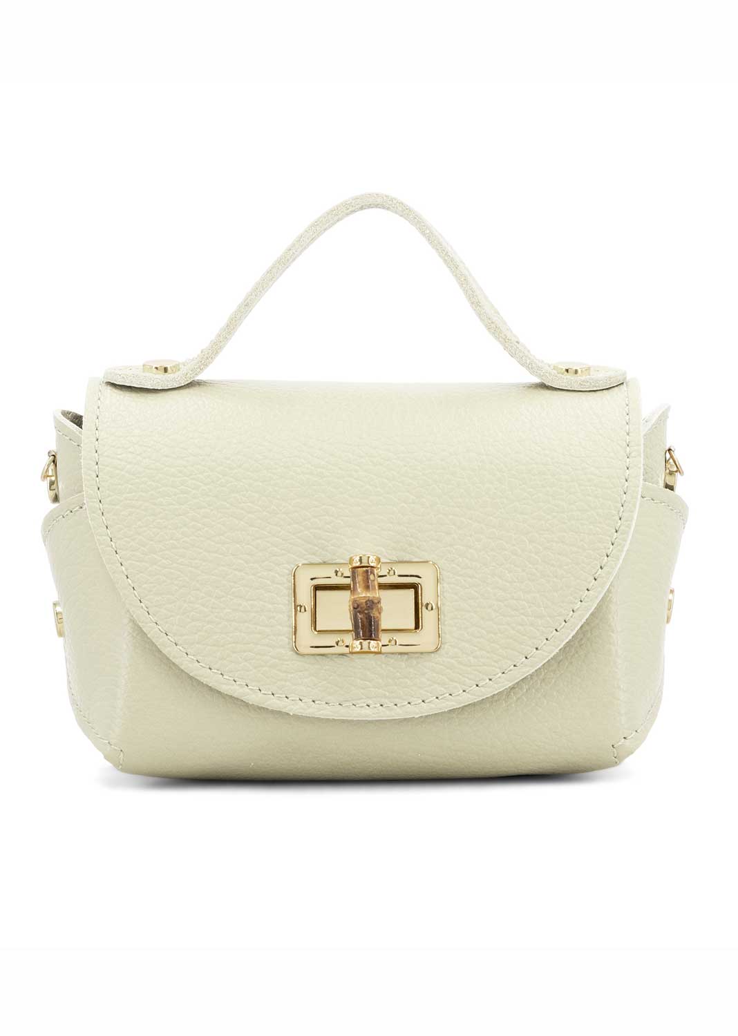 Suki Bamboo Mini Leather Bag