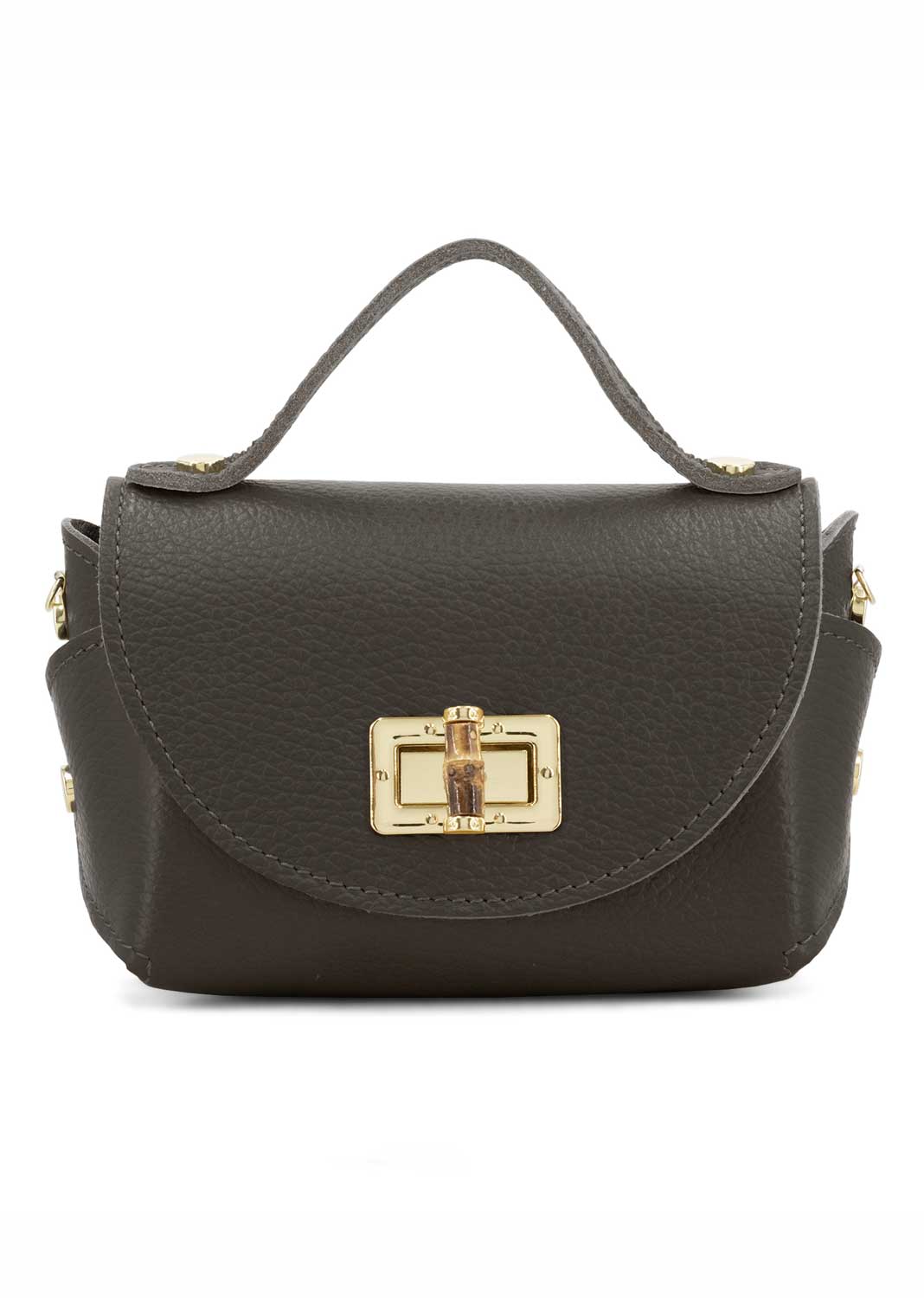 Suki Bamboo Mini Leather Bag