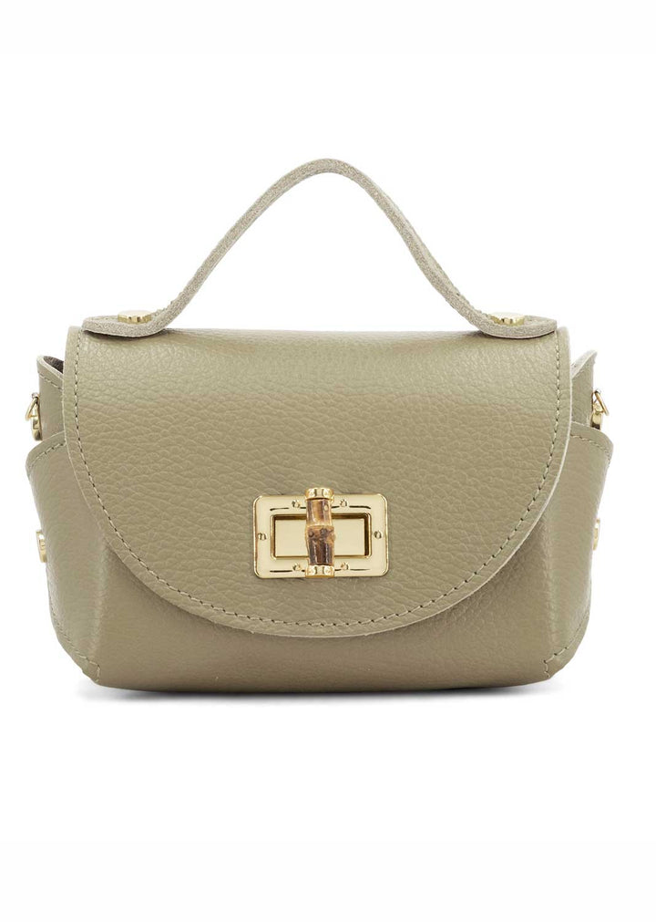 Suki Bamboo Mini Leather Bag