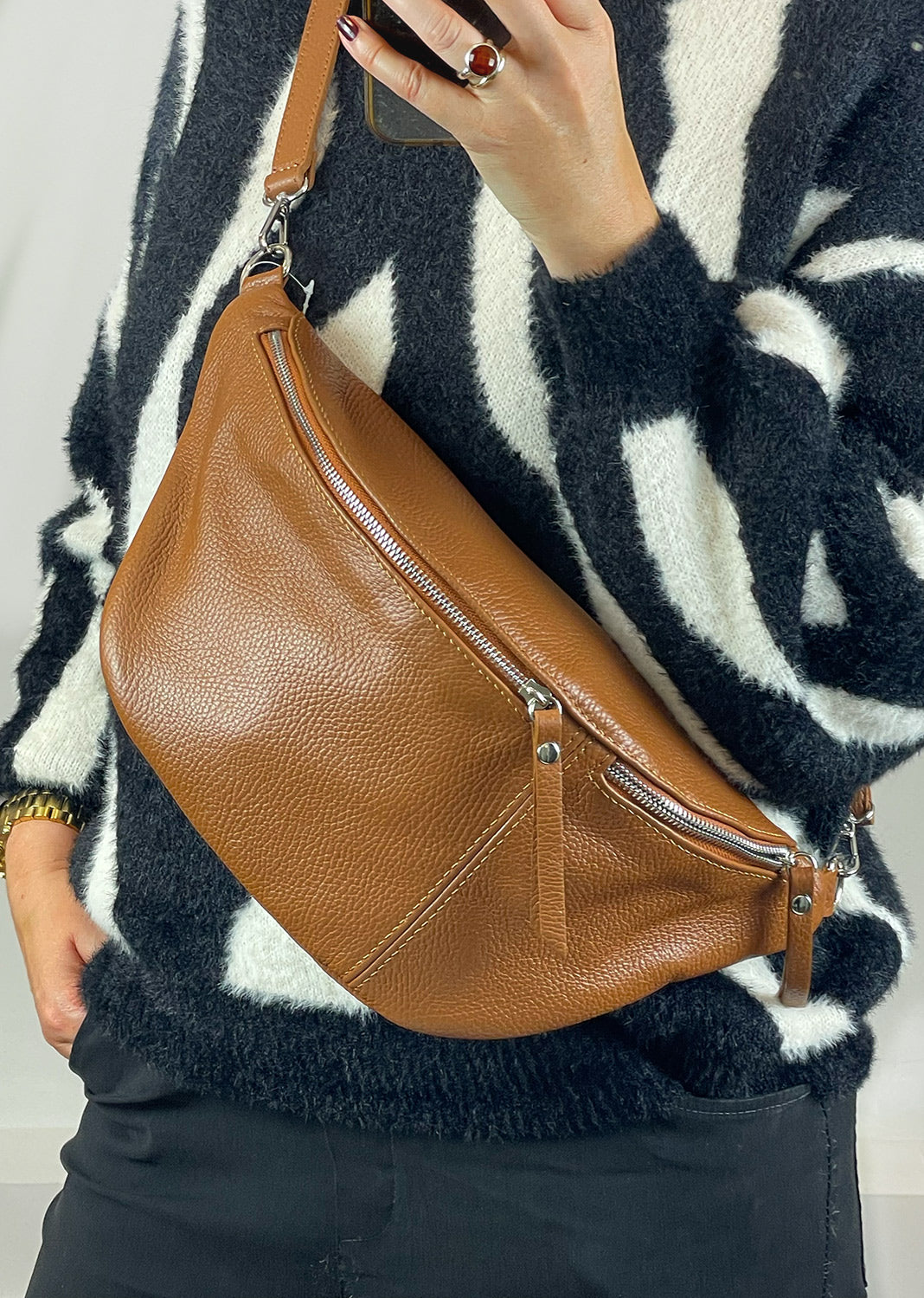 Tan Sling Bag