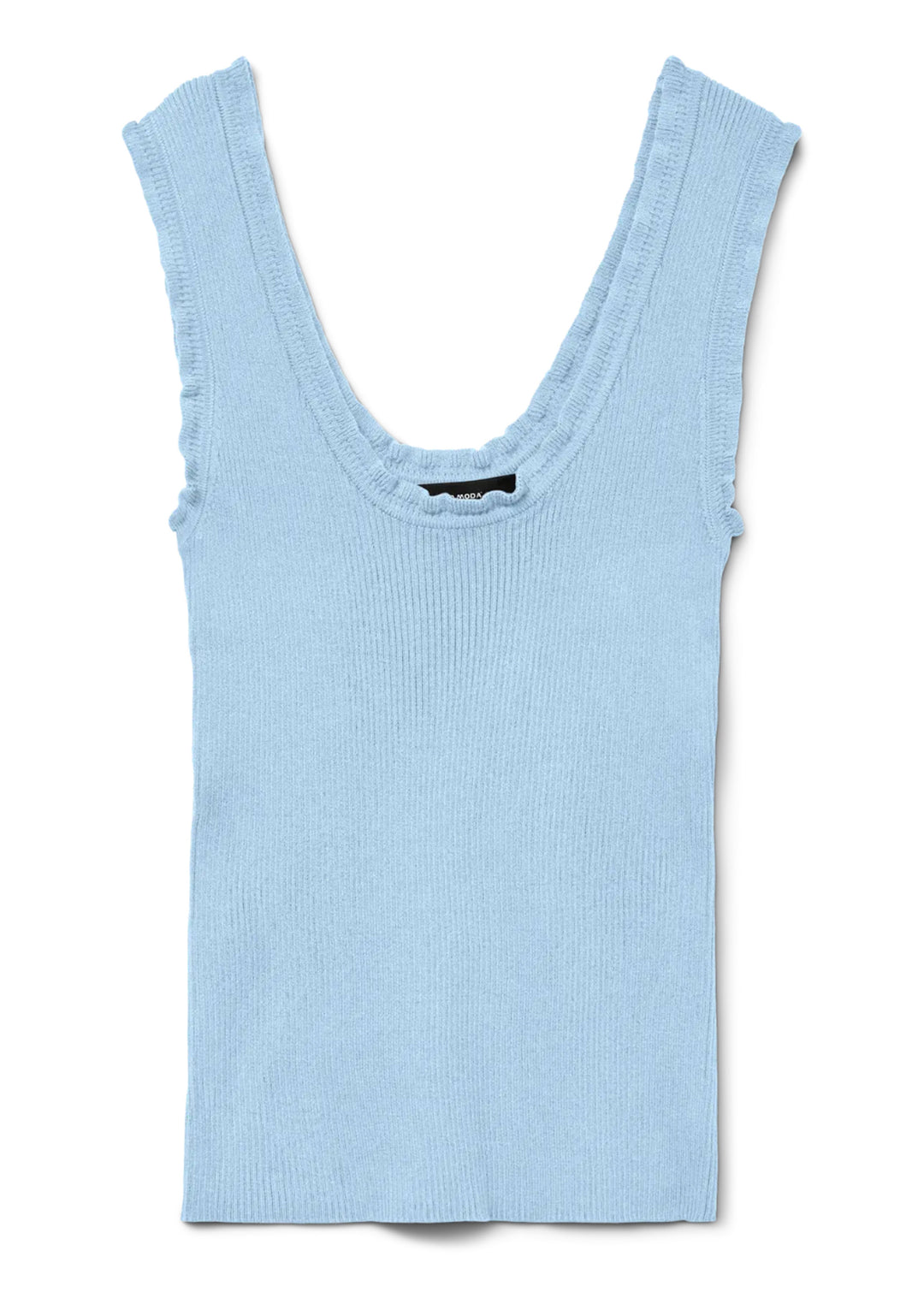 Wonder Ribbed Vest in Blue
