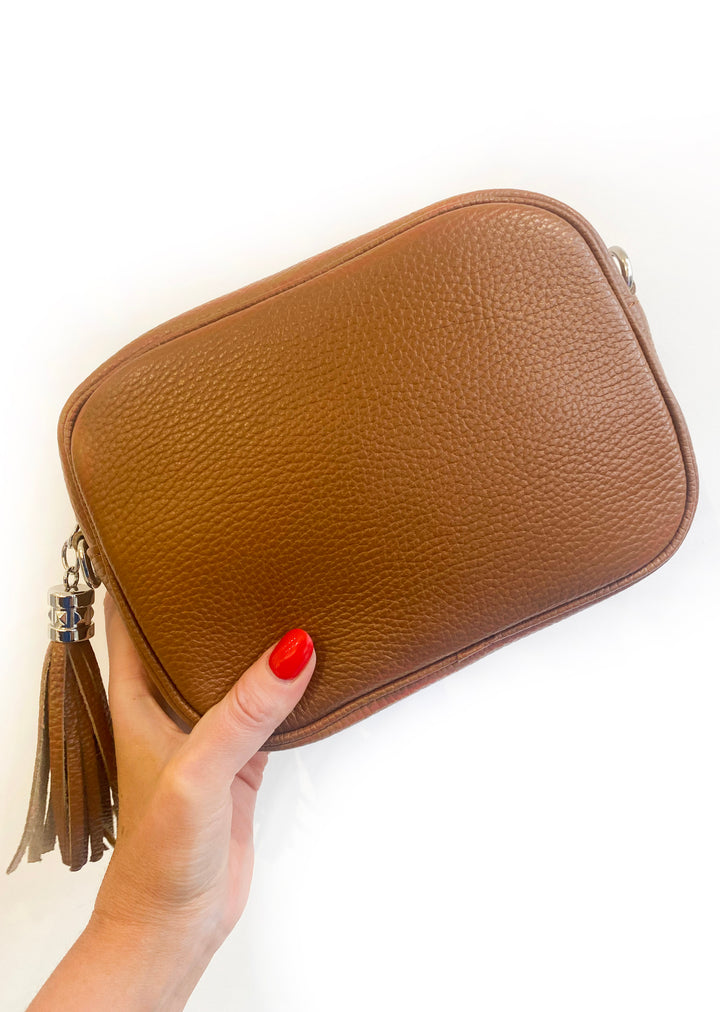 Global Leather Camera Bag Tan